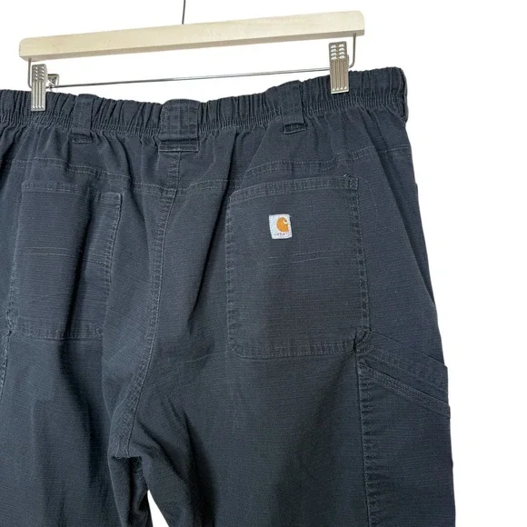 Womens Black Cargo Pants - Classic Utility Style - Picture 4 of 5